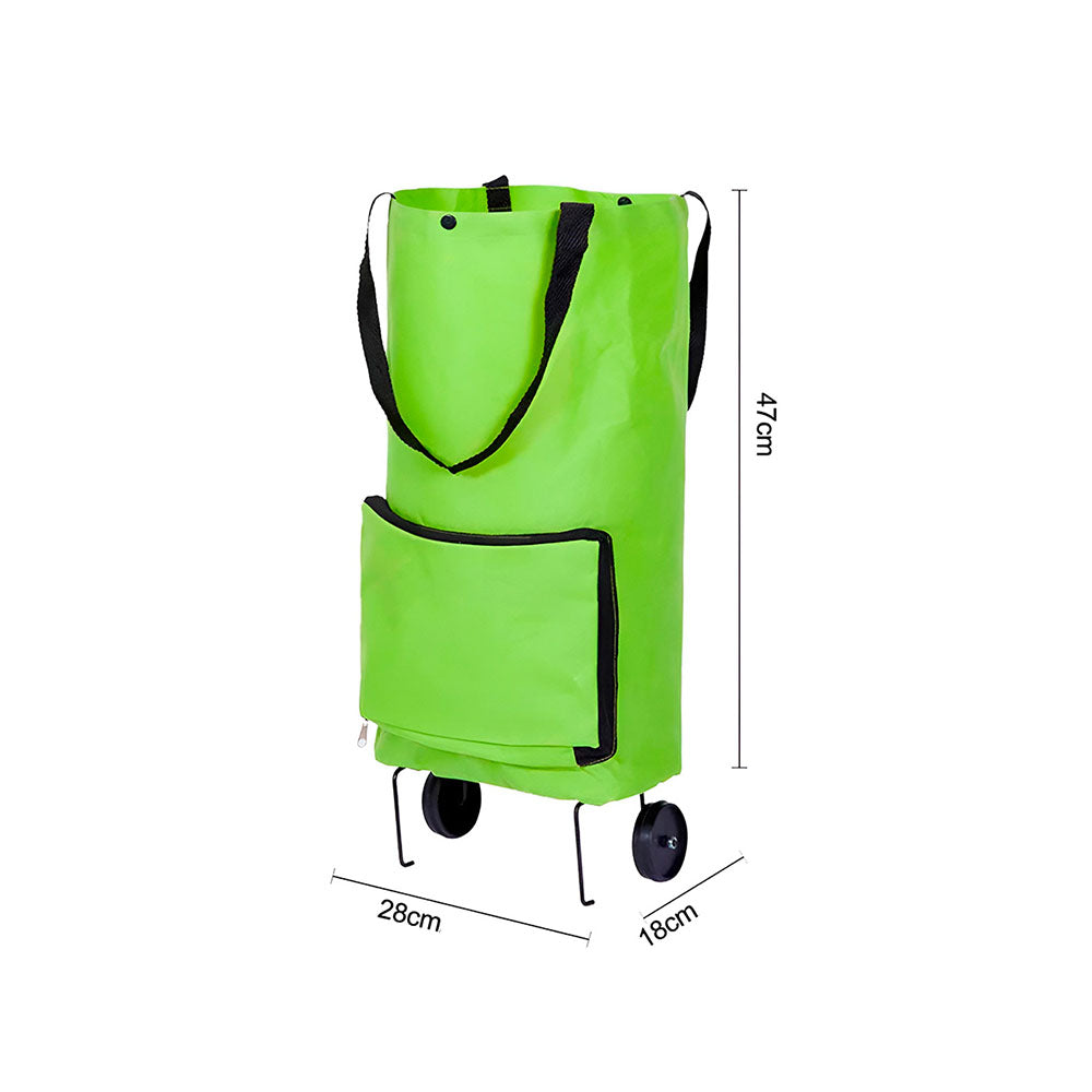 Set de 2 CARRITO CON RUEDAS PLEGABLE Multicolor