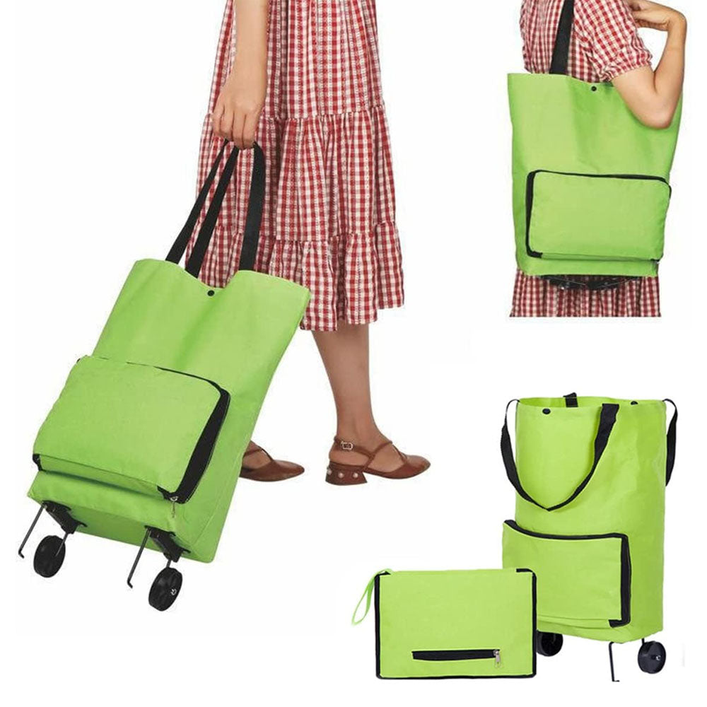 SET DE 3 CARRITOS CON RUEDAS PLEGABLE Multicolor