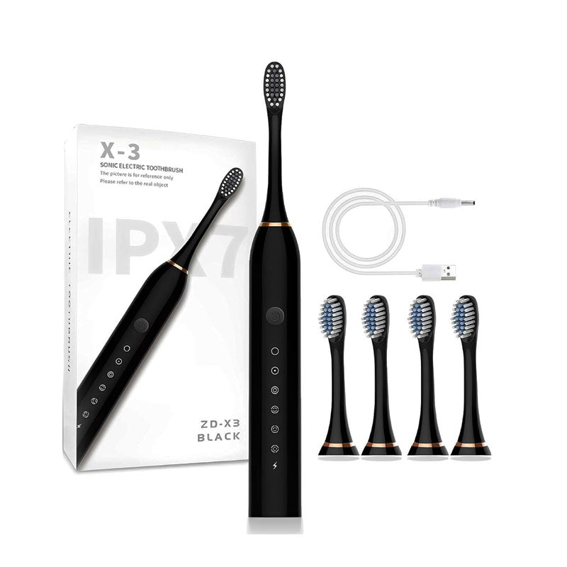 Set de 2 Cepillo dental eléctrico con 4 repuestos Multicolor