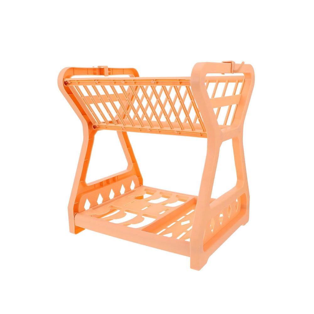 Set de 2 Escurridor de trastes sin bandeja de plástico Multicolor