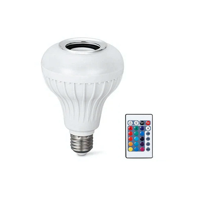 SET DE 3 BOCINA FOCO LED Multicolor