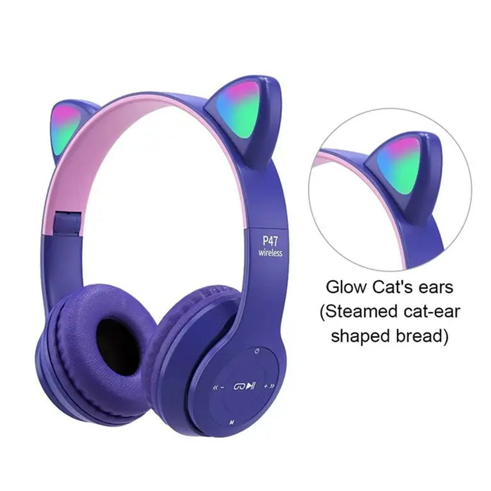 Audifonos de Gato morado