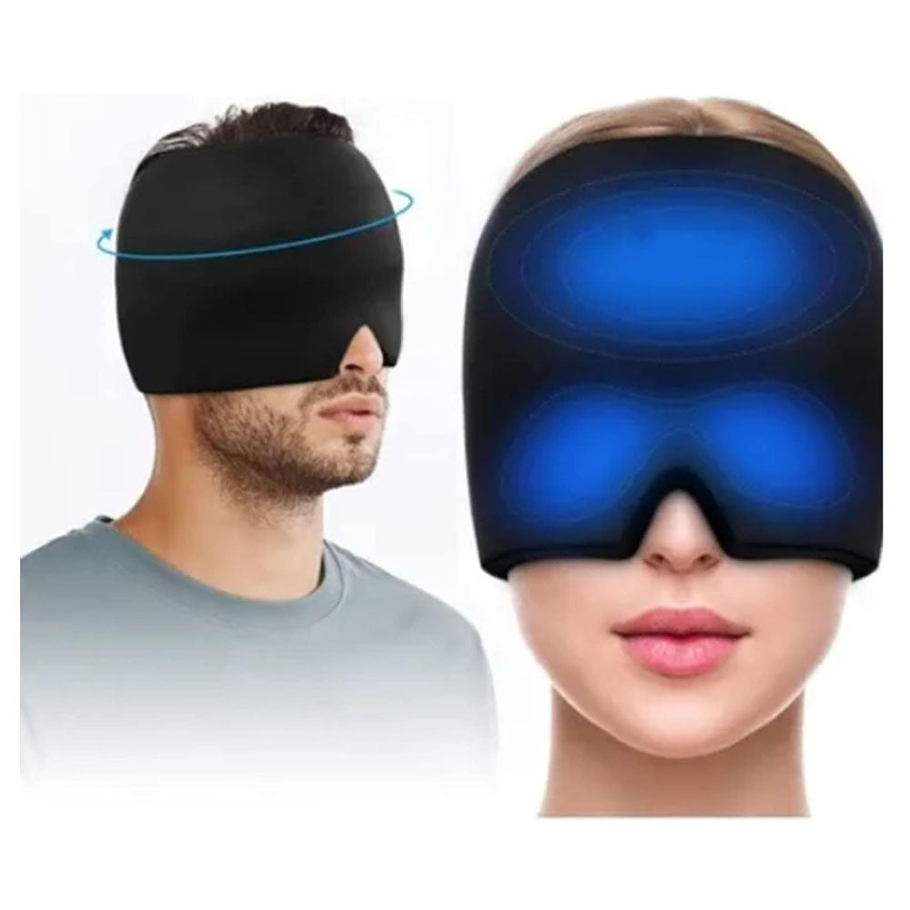 Set de 2 Gorro de compresión frio caliente para aliviar migrañas Multicolor