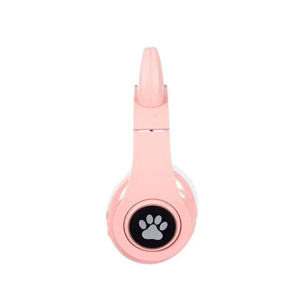 Audifonos de Gato Huella Rosa