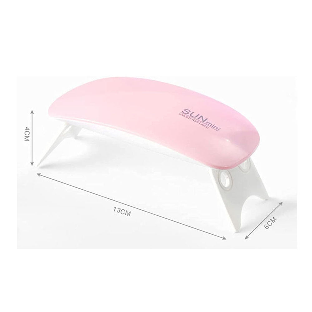 SET DE 3 MINI LÁMPARA DE UÑAS LED/UV Multicolor