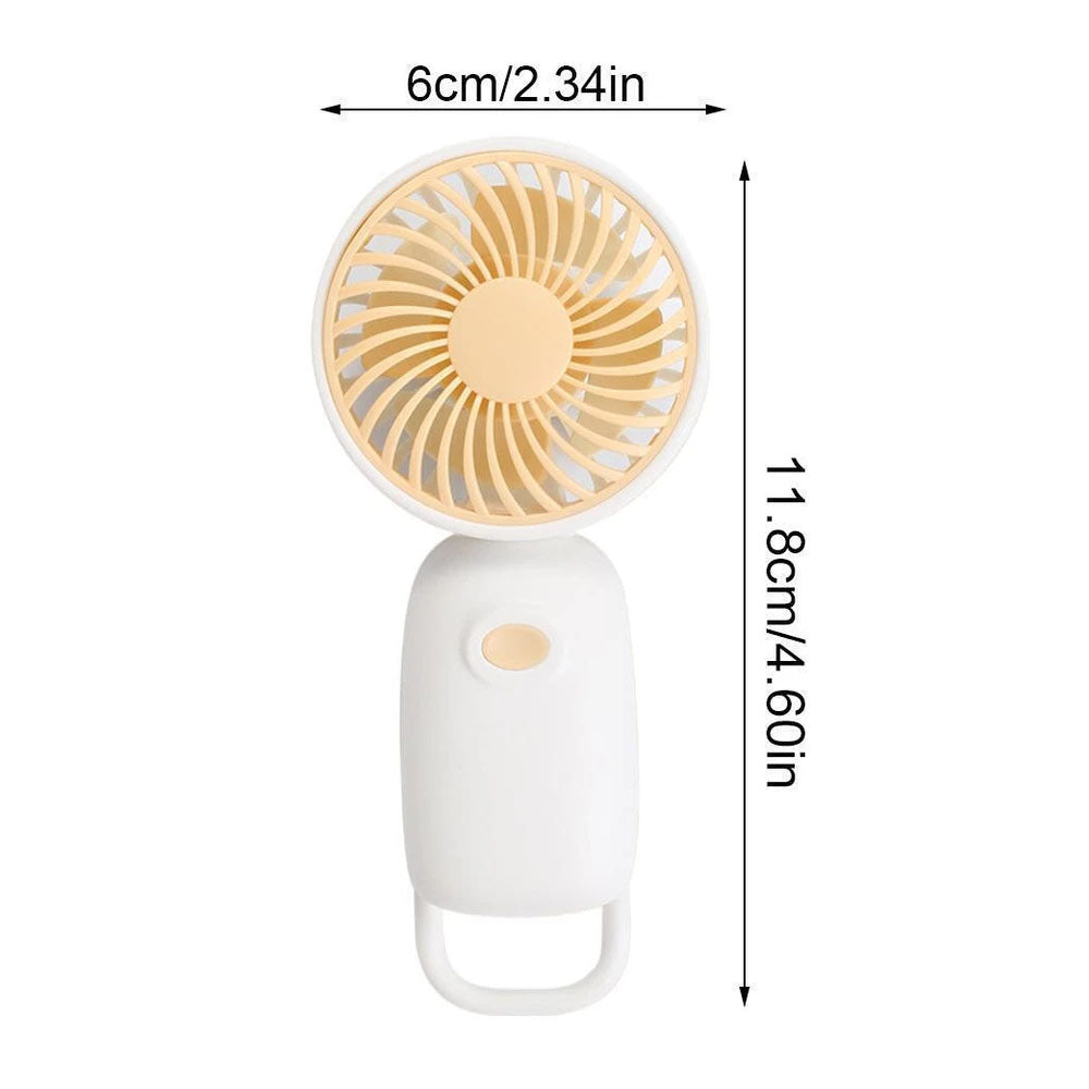 SET DE 3 Nano Ventilador de Bolsillo Ultra Potente Multicolor