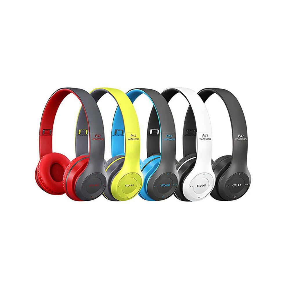 SET DE 3 AUDÍFONOS P47 NORMALES Multicolor
