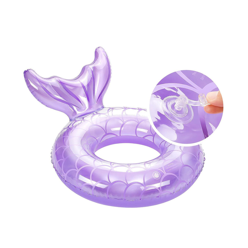 Set de 2 Flotador salvavidas de sirena Multicolor
