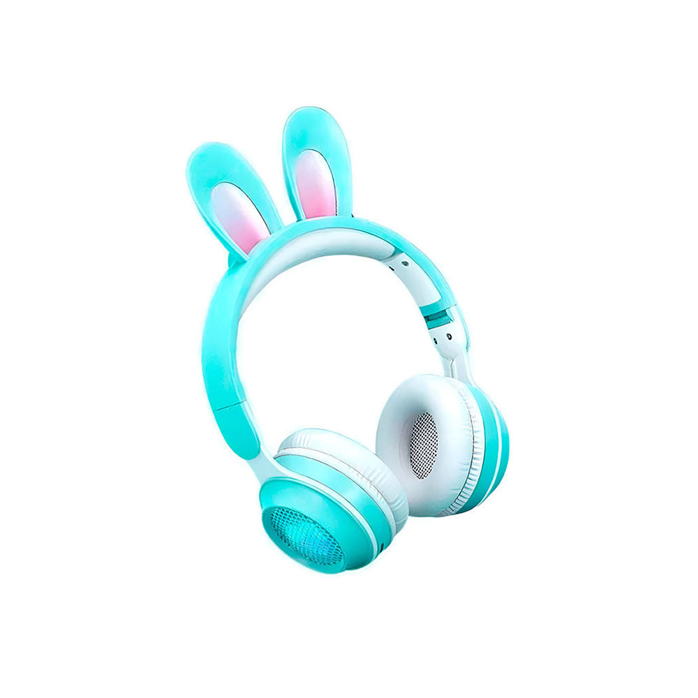 Audífonos Bluetooth Diseño Conejo multicolor