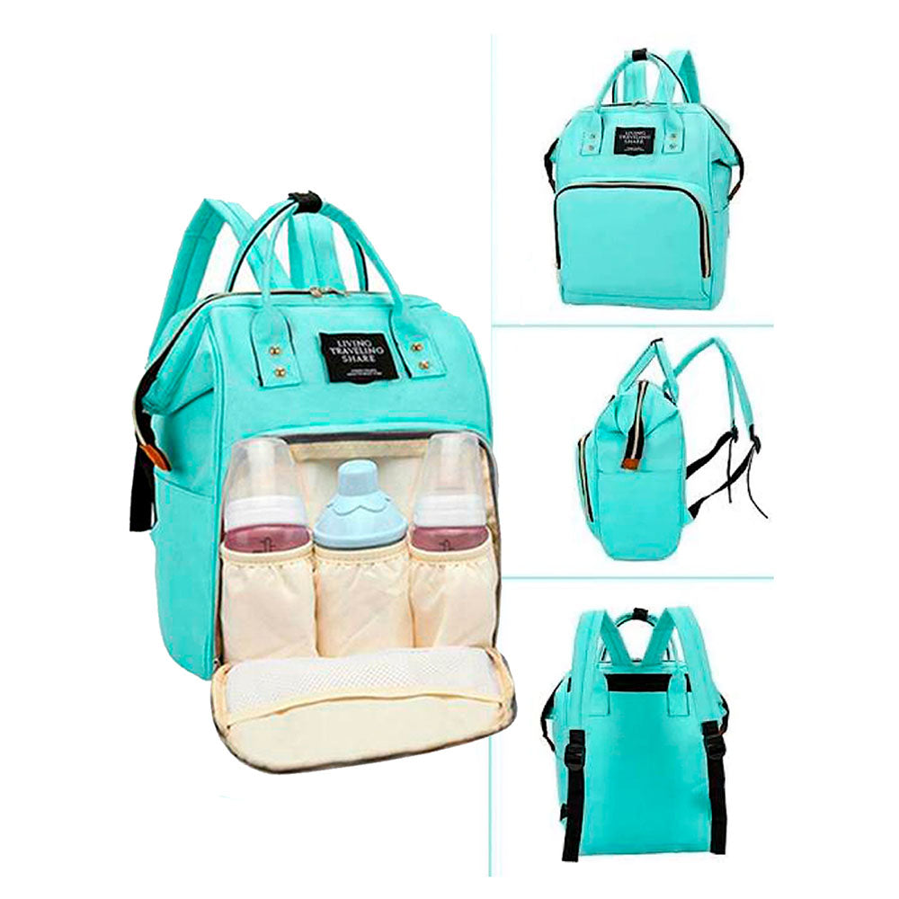 SET DE 2 Mochila Pañalera MULTICOLOR