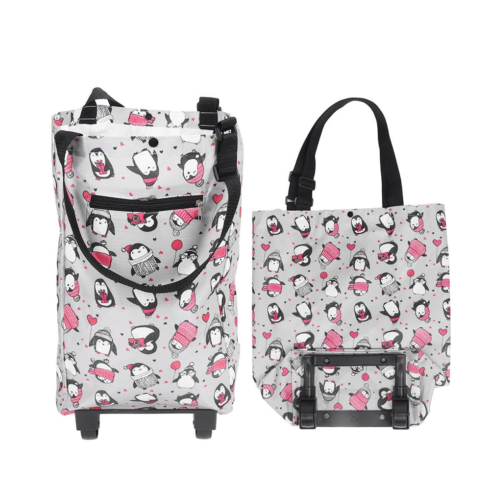 SET DE 3 CARRITOS CON RUEDAS PLEGABLE Multicolor