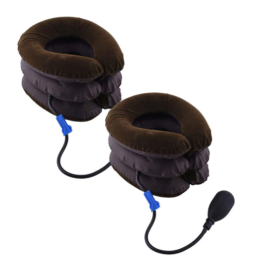 Set de 2 Almohadas de estiramiento cervical Multicolor