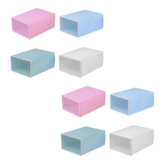 Set de 2 cajas de zapatos plegables Multicolor
