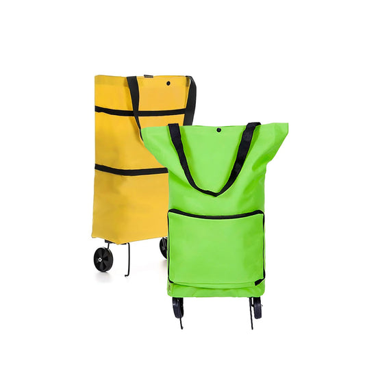 Set de 2 CARRITO CON RUEDAS PLEGABLE Multicolor