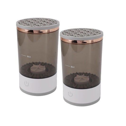 Set de 2 Lavador de Brochas Eléctrico Multicolor