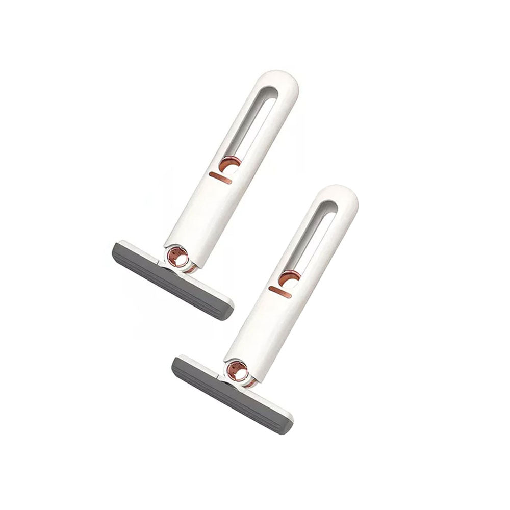 Set de 2 Limpiador de vidrios con jalador y esponja MINI MOP