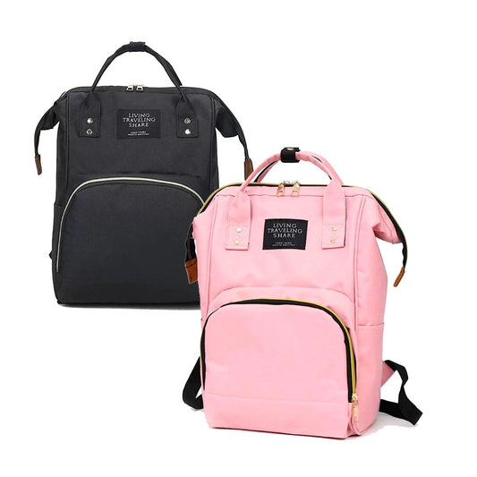 SET DE 2 Mochila Pañalera MULTICOLOR
