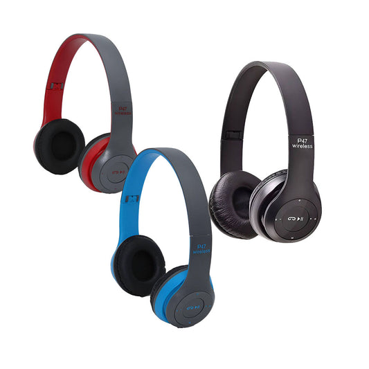 SET DE 3 AUDÍFONOS P47 NORMALES Multicolor