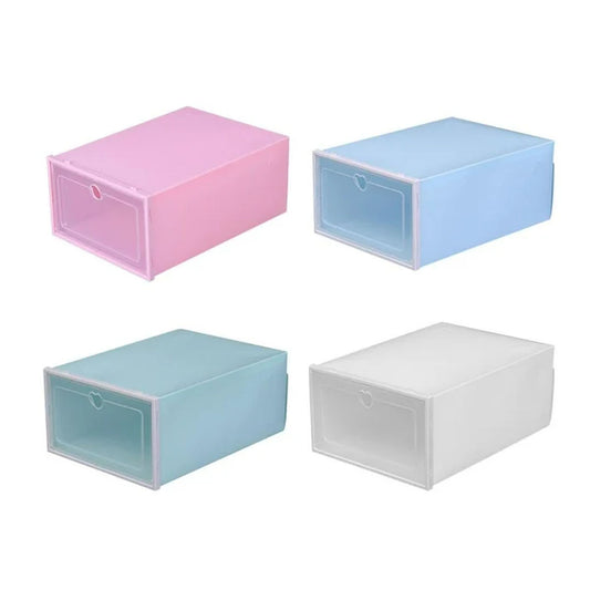 Set de 2 cajas de zapatos plegables Multicolor
