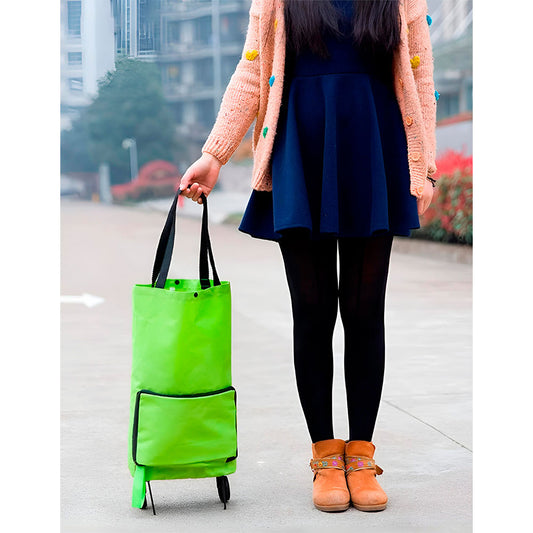 Set de 2 CARRITO CON RUEDAS PLEGABLE Multicolor