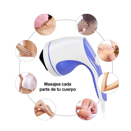 Masajeador corporal anticelulitis azul