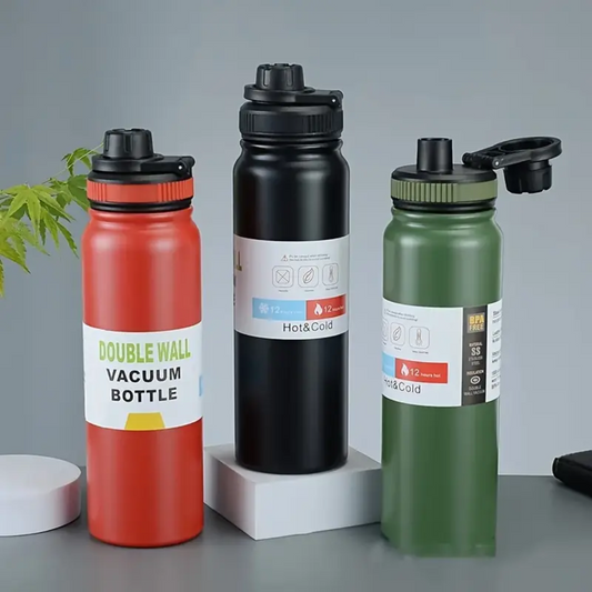 Termo con tazas de acero Inoxidable de 1lt