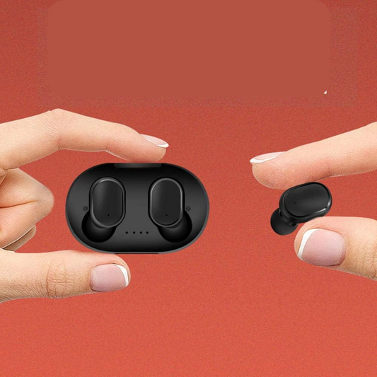 SET DE 2 AUDÍFONOS INALAMBRICOS EARBUDS A6 MULTICOLOR