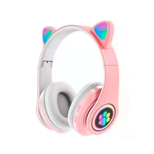 Audifonos de Gato Huella Rosa
