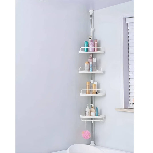 Organizador de baño 4 estantes esquineros