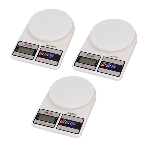 SET DE 3 Báscula digital gramera Multicolor