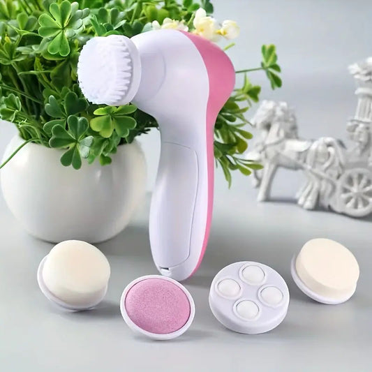 SET DE 3 CEPILLO FACIAL 5 EN 1 Multicolor