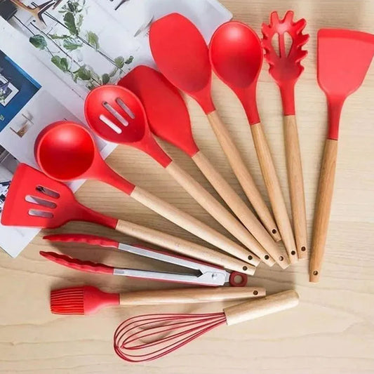 Set de 12 Utensilios de Cocina - Varios Colores