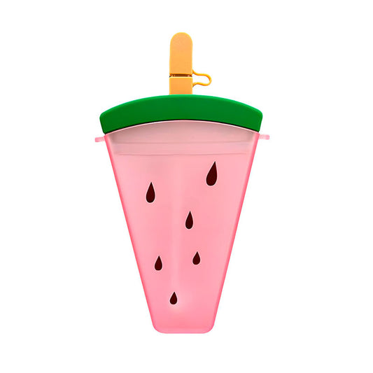 Botella de Agua con Correa y Popote - Forma de Sandía (Varios Colores)