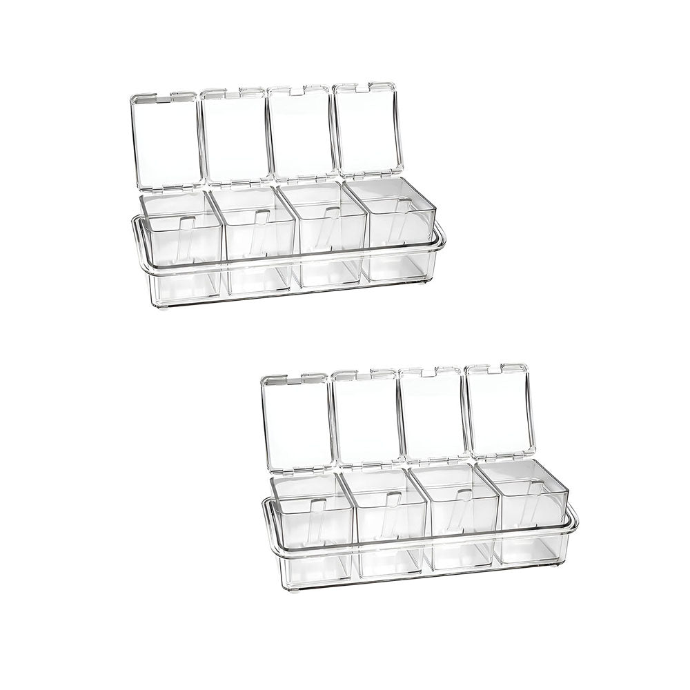 Set de 2 ESPECIERO DE ACRÍLICO Multicolor