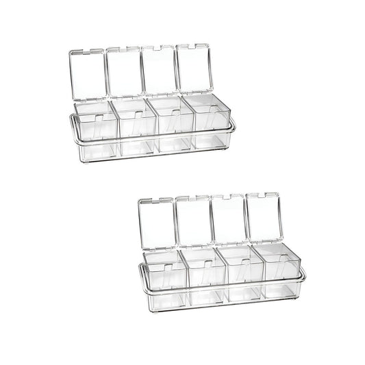 Set de 2 ESPECIERO DE ACRÍLICO Multicolor
